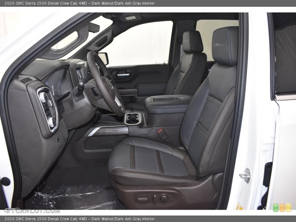 Dark Walnut/Dark Ash Gray Interior Photo for the 2020 GMC Sierra 1500 Denali Crew Cab 4WD #136929564