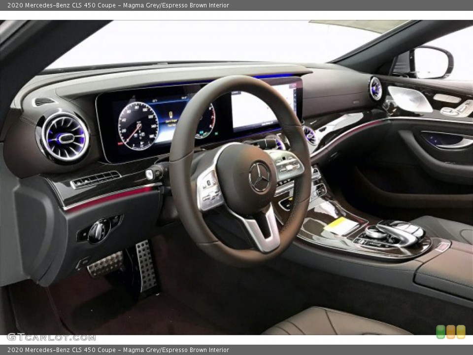 Magma Grey/Espresso Brown 2020 Mercedes-Benz CLS Interiors