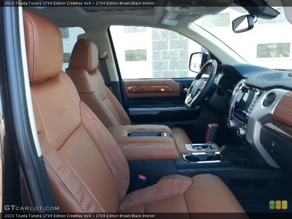 1794 Edition Brown/Black Interior Photo for the 2020 Toyota Tundra 1794 Edition CrewMax 4x4 #136932765