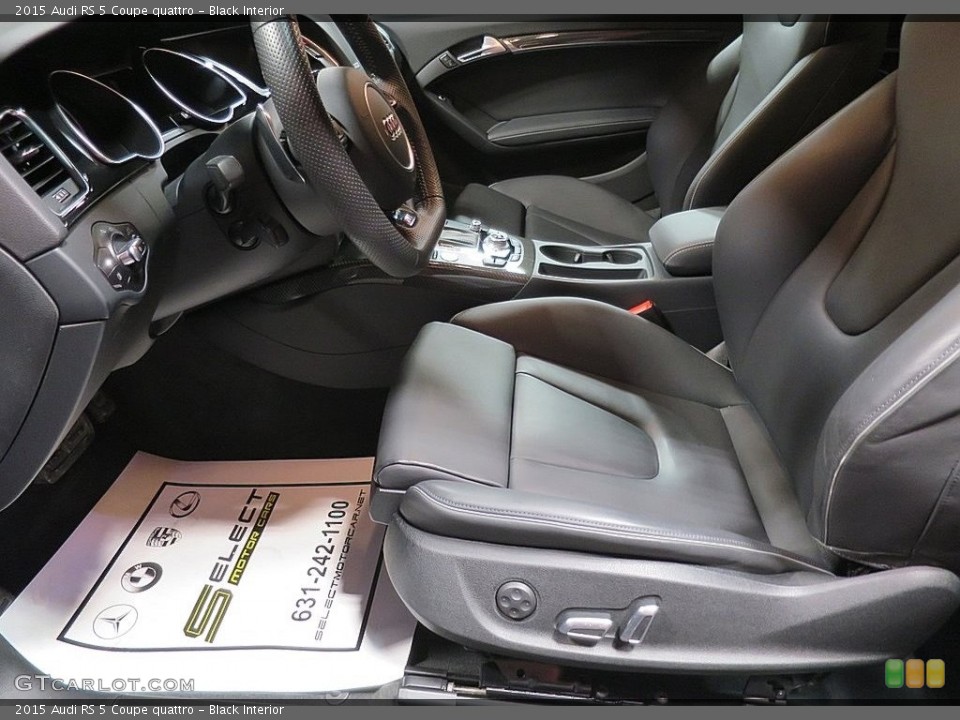 Black Interior Front Seat for the 2015 Audi RS 5 Coupe quattro #136933911