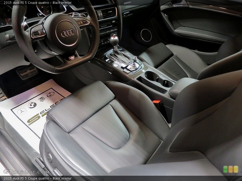 Black Interior Front Seat for the 2015 Audi RS 5 Coupe quattro #136933920