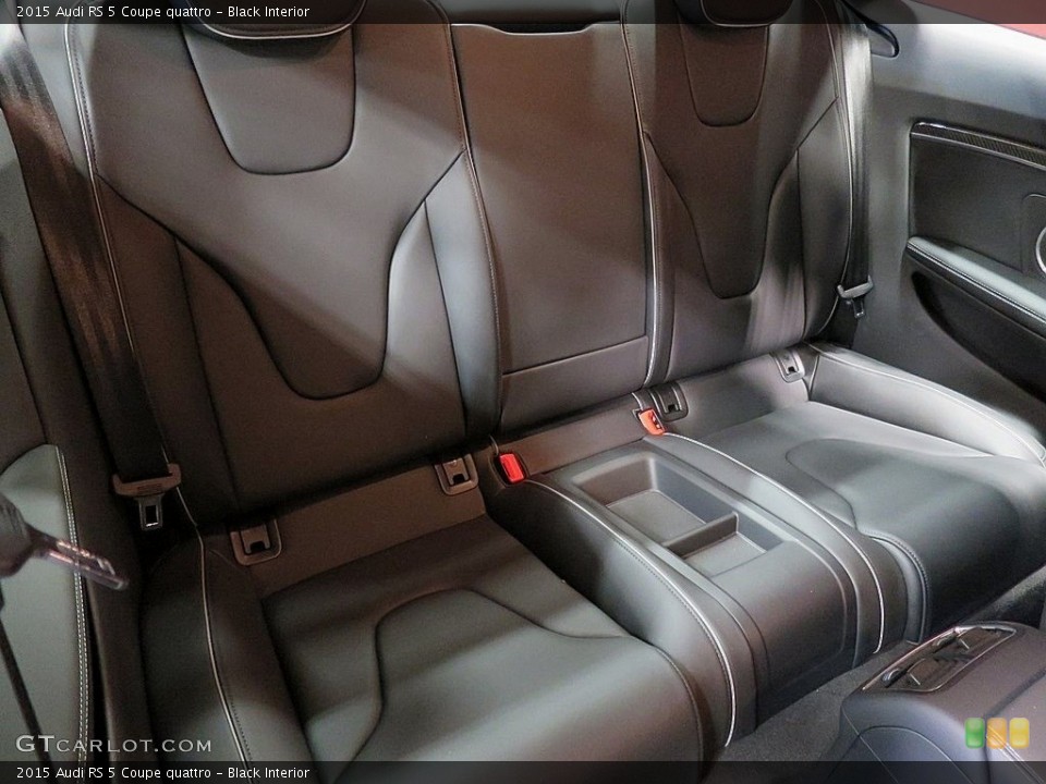 Black Interior Rear Seat for the 2015 Audi RS 5 Coupe quattro #136933947