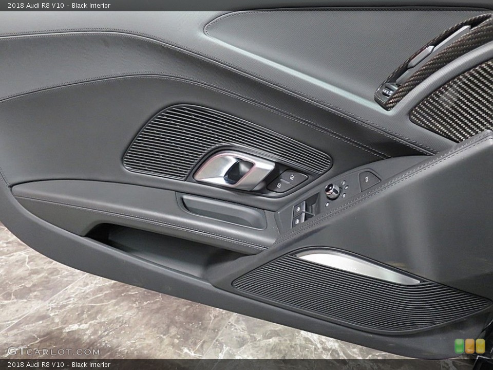 Black Interior Door Panel for the 2018 Audi R8 V10 #136935369