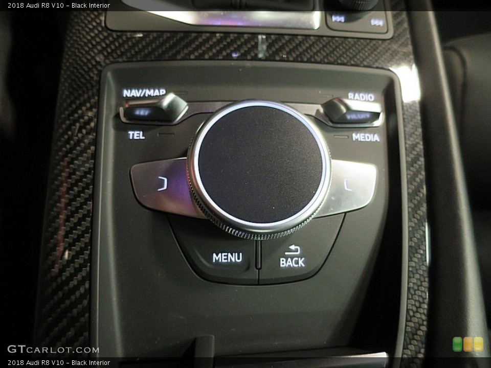 Black Interior Controls for the 2018 Audi R8 V10 #136935465