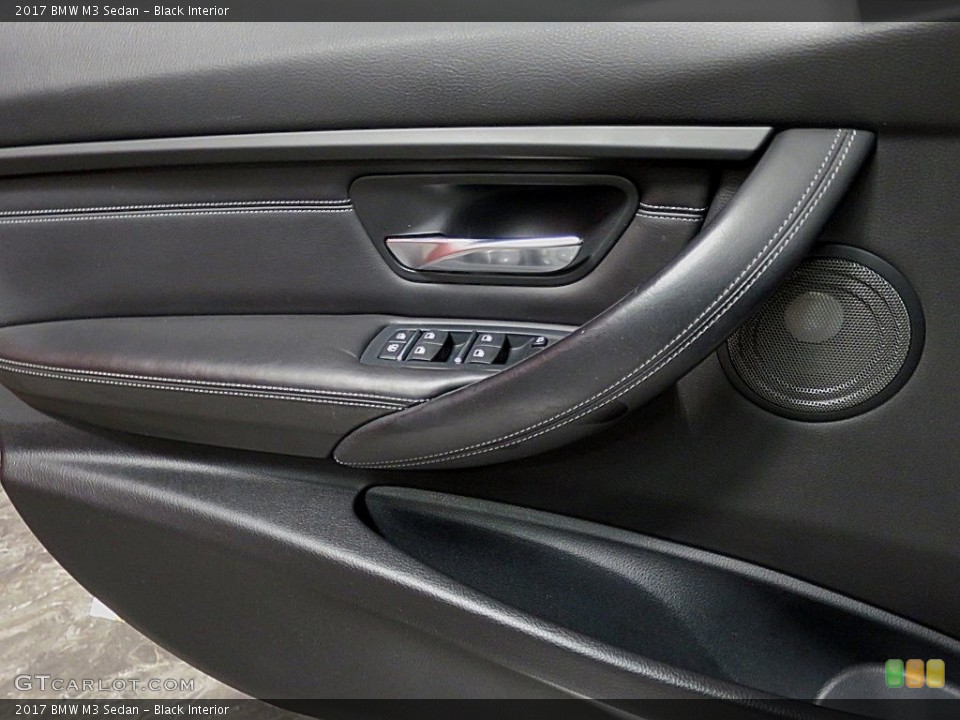 Black Interior Door Panel for the 2017 BMW M3 Sedan #136935798