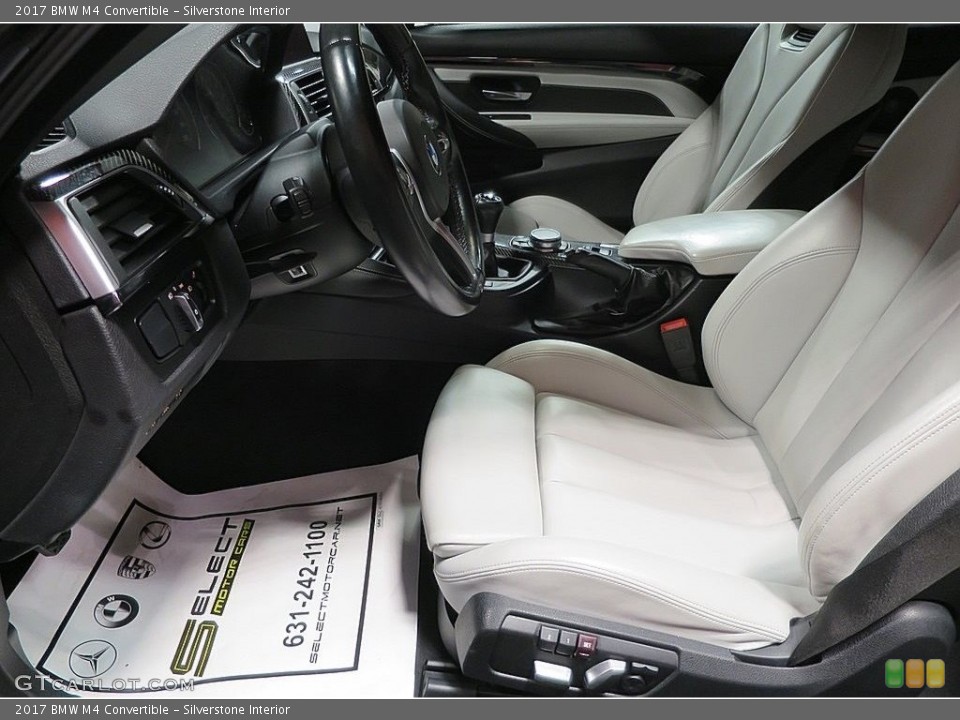 Silverstone Interior Front Seat for the 2017 BMW M4 Convertible #136936587