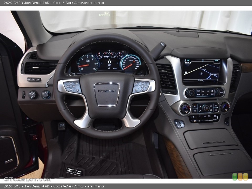 Cocoa/­Dark Atmosphere Interior Dashboard for the 2020 GMC Yukon Denali 4WD #136939125