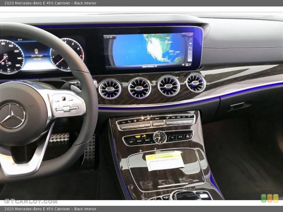 Black Interior Controls for the 2020 Mercedes-Benz E 450 Cabriolet #136939194