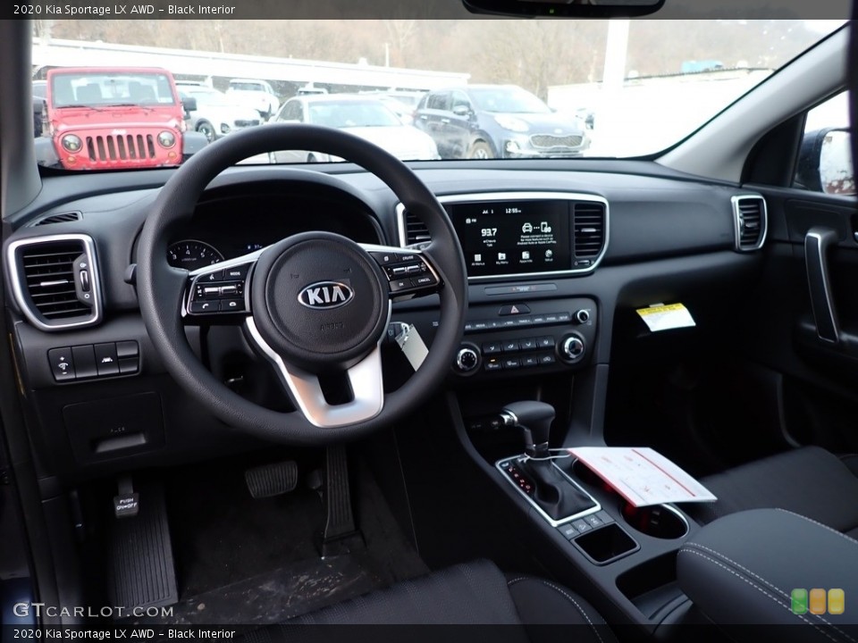 Black Interior Photo for the 2020 Kia Sportage LX AWD #136941123