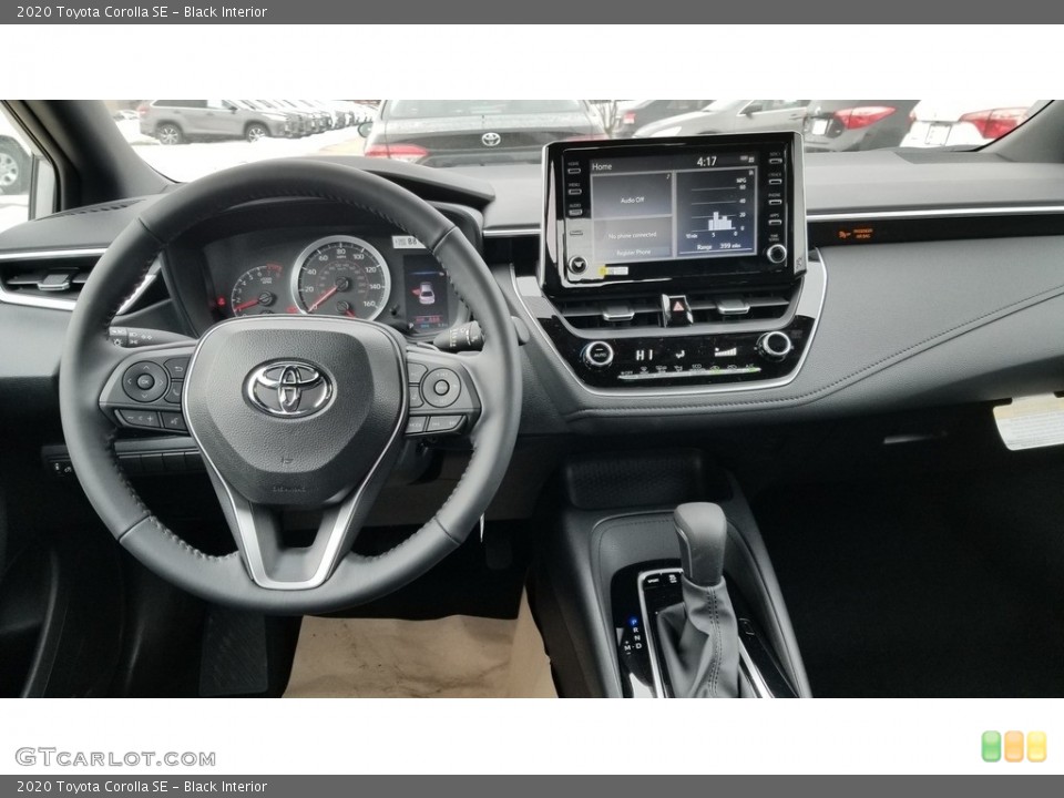 Black Interior Dashboard for the 2020 Toyota Corolla SE #136943619