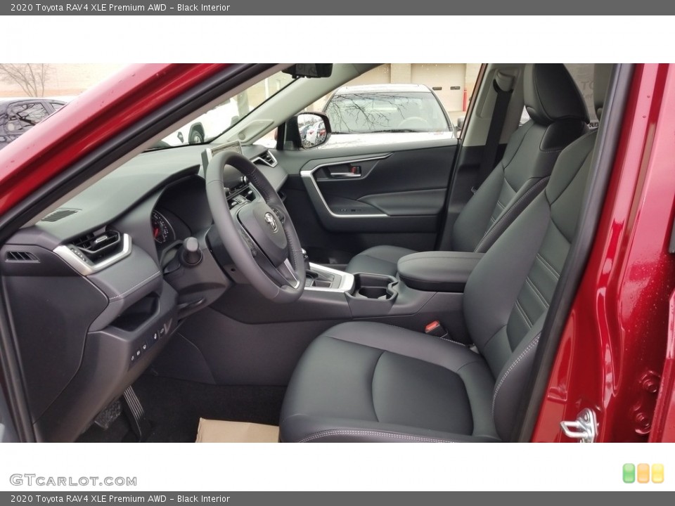 Black Interior Photo for the 2020 Toyota RAV4 XLE Premium AWD #136943745