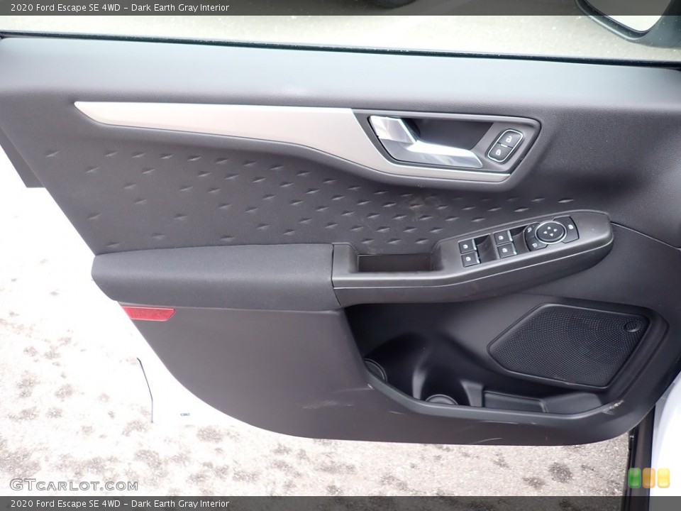 Dark Earth Gray Interior Door Panel for the 2020 Ford Escape SE 4WD #136944642