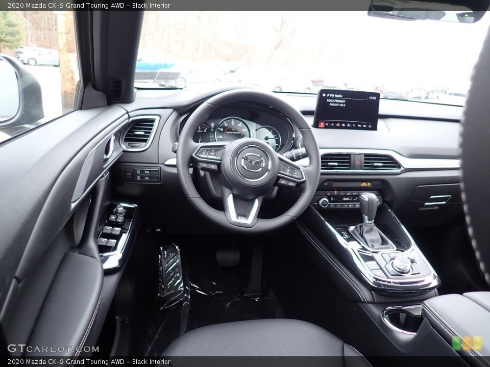 Black Interior Dashboard for the 2020 Mazda CX-9 Grand Touring AWD #136947441