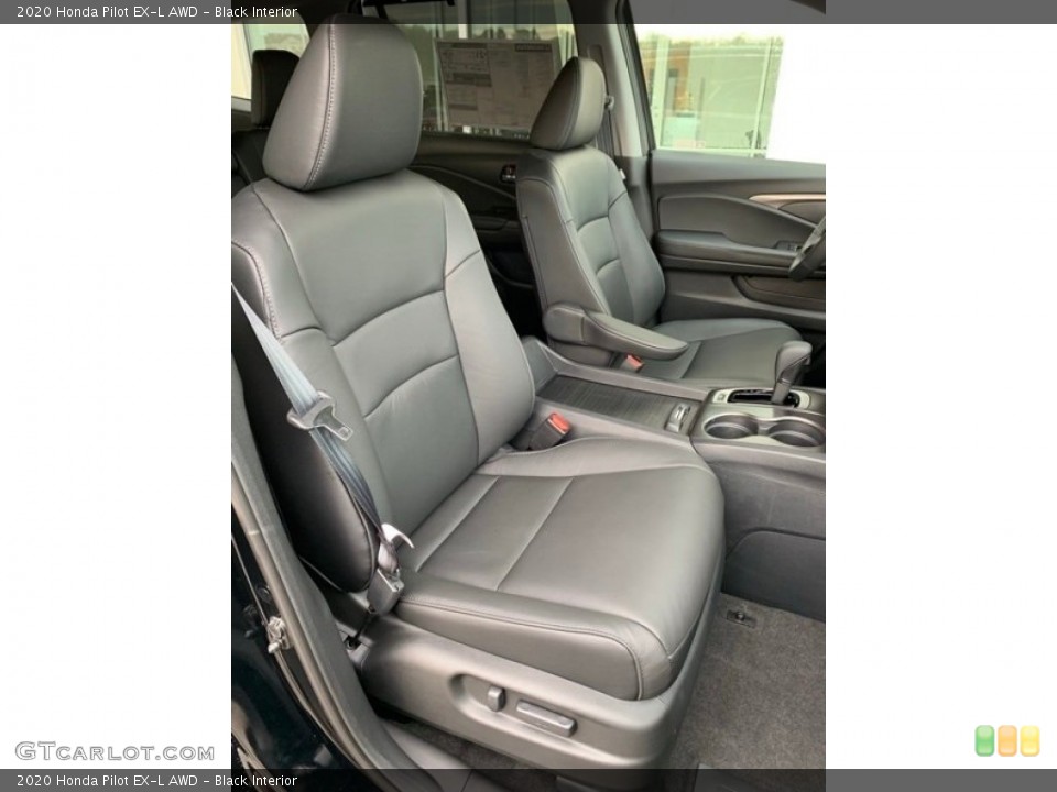 Black Interior Front Seat for the 2020 Honda Pilot EX-L AWD #136948314