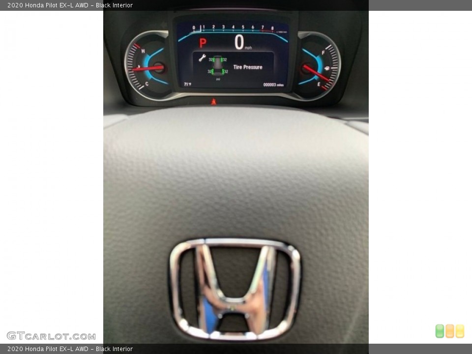 Black Interior Gauges for the 2020 Honda Pilot EX-L AWD #136948383
