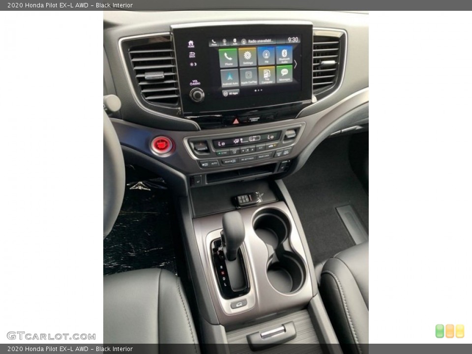 Black Interior Controls for the 2020 Honda Pilot EX-L AWD #136948404