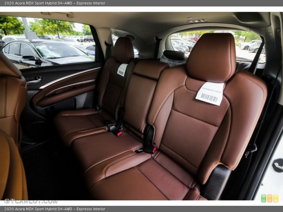 Espresso Interior Rear Seat for the 2020 Acura MDX Sport Hybrid SH-AWD #136949505