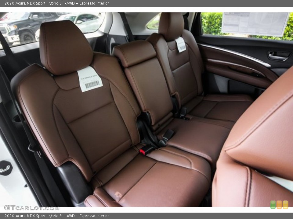 Espresso Interior Rear Seat for the 2020 Acura MDX Sport Hybrid SH-AWD #136949583