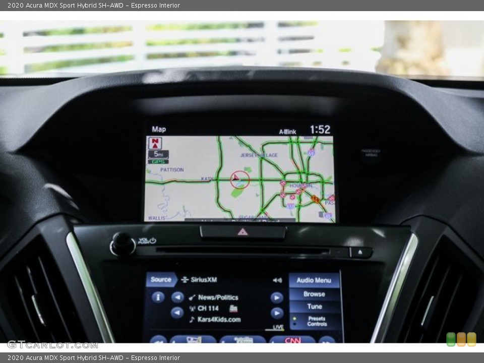 Espresso Interior Navigation for the 2020 Acura MDX Sport Hybrid SH-AWD #136949694