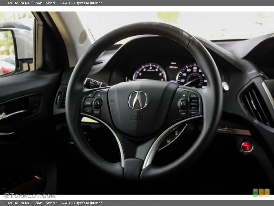 Espresso Interior Steering Wheel for the 2020 Acura MDX Sport Hybrid SH-AWD #136949754