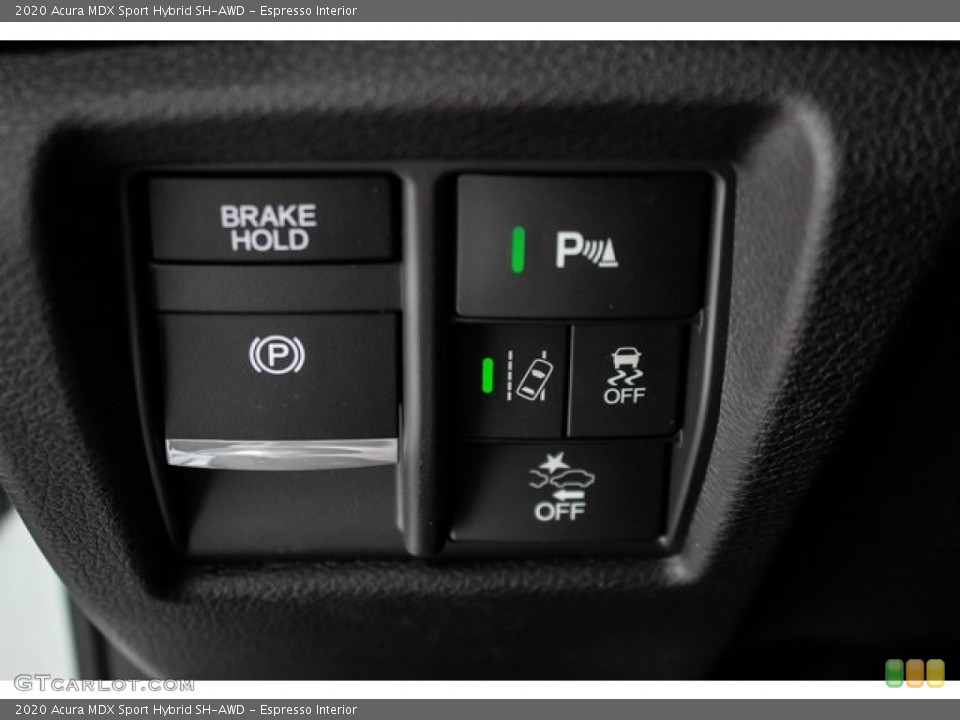 Espresso Interior Controls for the 2020 Acura MDX Sport Hybrid SH-AWD #136949901
