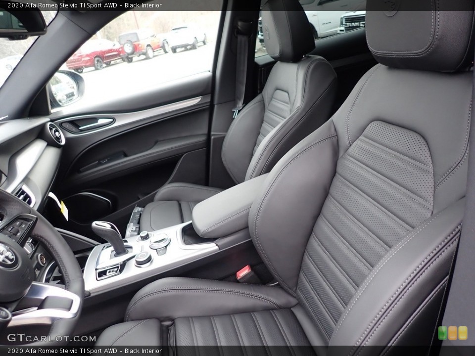 Black Interior Photo for the 2020 Alfa Romeo Stelvio TI Sport AWD #136951920