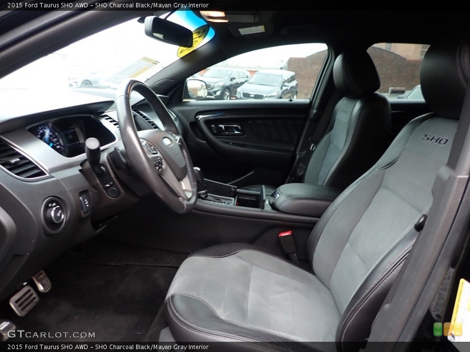 SHO Charcoal Black/Mayan Gray Interior Front Seat for the 2015 Ford Taurus SHO AWD #136953099