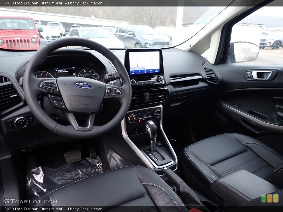 Ebony Black Interior Photo for the 2020 Ford EcoSport Titanium 4WD #136954410