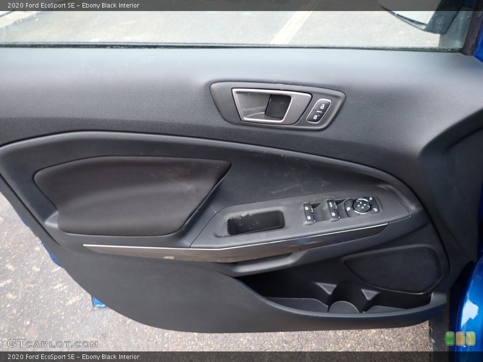 Ebony Black Interior Door Panel for the 2020 Ford EcoSport SE #136954635