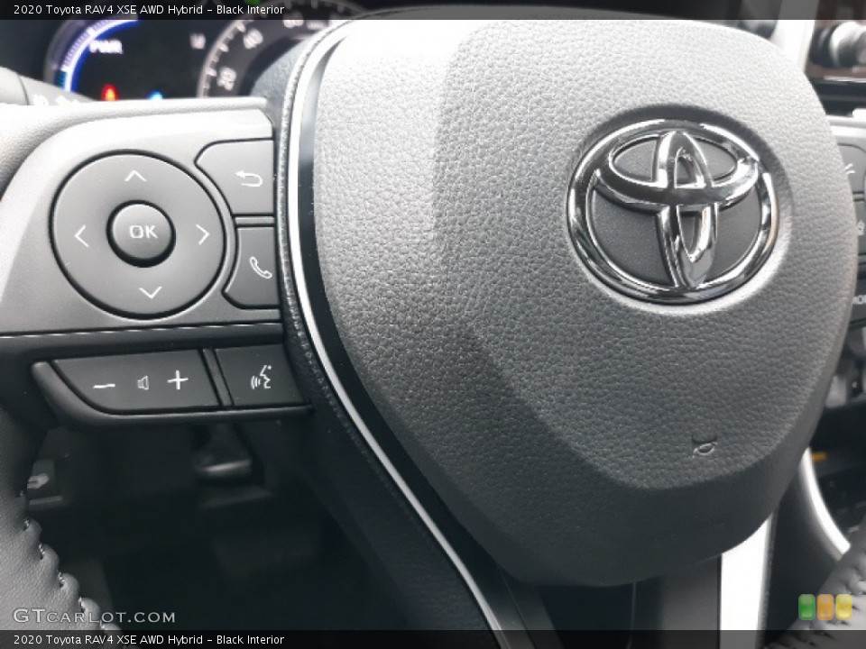 Black Interior Steering Wheel for the 2020 Toyota RAV4 XSE AWD Hybrid #136959243