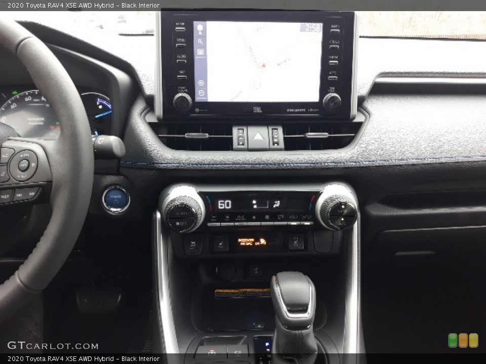 Black Interior Controls for the 2020 Toyota RAV4 XSE AWD Hybrid #136959369