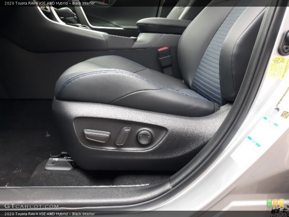 Black Interior Front Seat for the 2020 Toyota RAV4 XSE AWD Hybrid #136959735