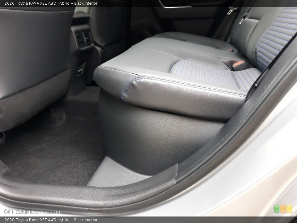 Black Interior Rear Seat for the 2020 Toyota RAV4 XSE AWD Hybrid #136959840