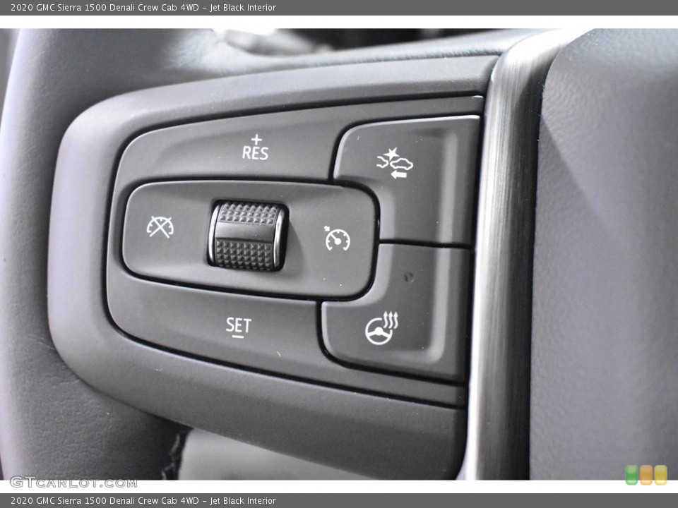 Jet Black Interior Steering Wheel for the 2020 GMC Sierra 1500 Denali Crew Cab 4WD #136961376