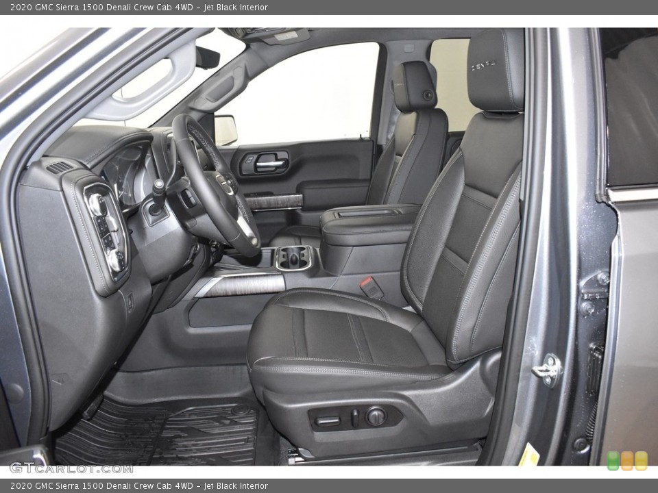 Jet Black Interior Photo for the 2020 GMC Sierra 1500 Denali Crew Cab 4WD #136961427