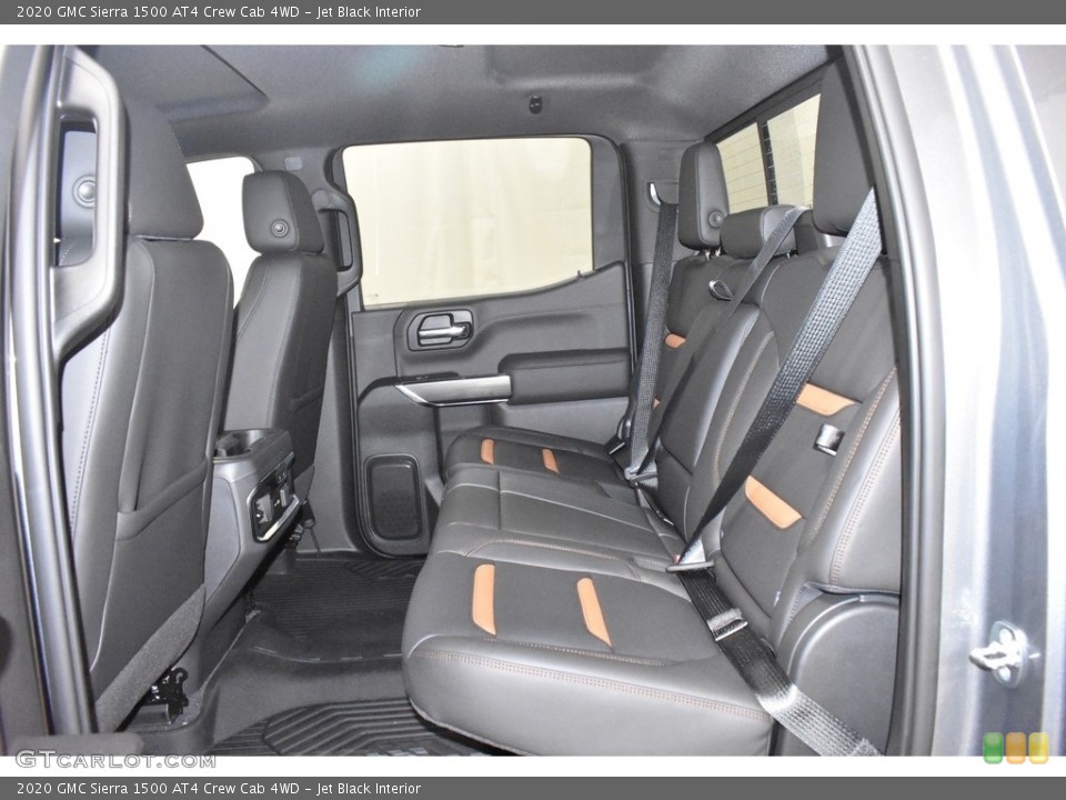 Jet Black Interior Rear Seat for the 2020 GMC Sierra 1500 AT4 Crew Cab 4WD #136961742