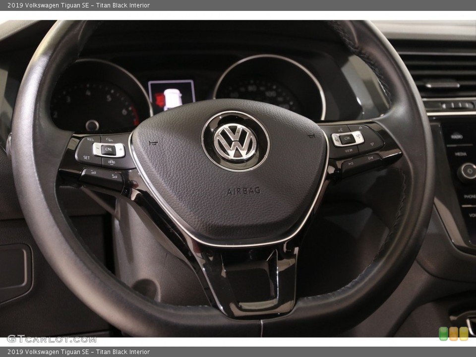 Titan Black Interior Steering Wheel for the 2019 Volkswagen Tiguan SE #136961898