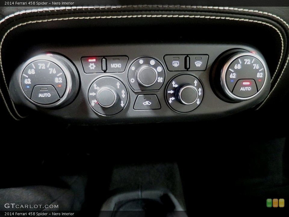 Nero Interior Controls for the 2014 Ferrari 458 Spider #136963562
