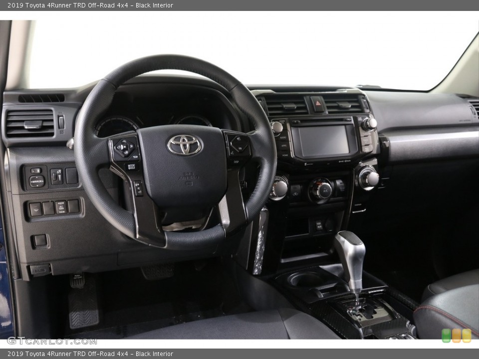 Black Interior Dashboard for the 2019 Toyota 4Runner TRD Off-Road 4x4 #136963827