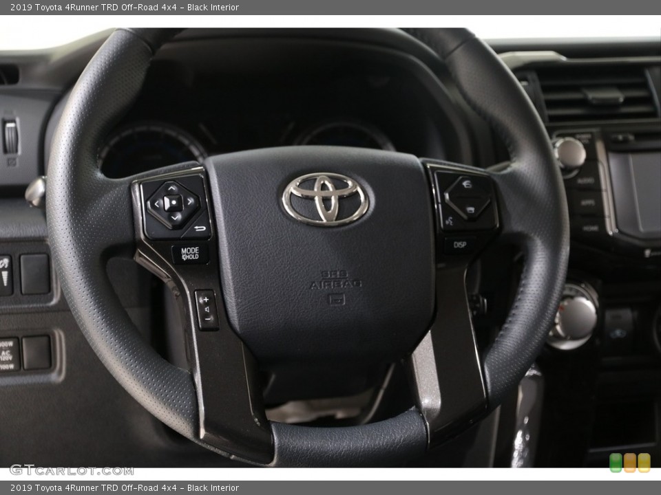 Black Interior Steering Wheel for the 2019 Toyota 4Runner TRD Off-Road 4x4 #136963845