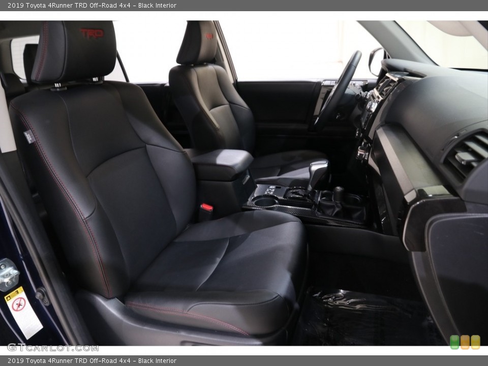 Black Interior Front Seat for the 2019 Toyota 4Runner TRD Off-Road 4x4 #136964037