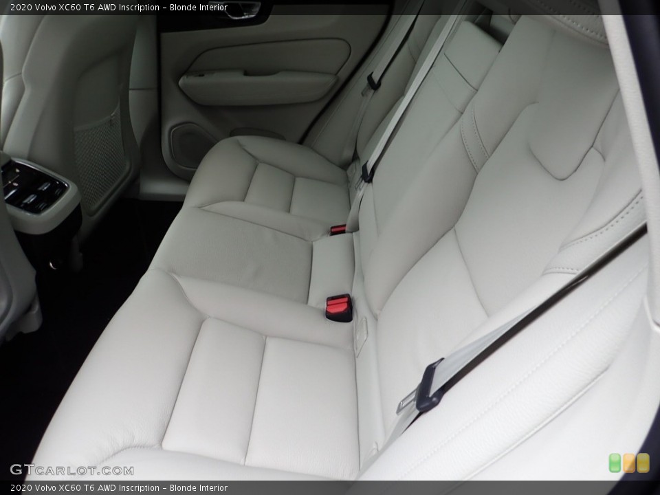 Blonde Interior Rear Seat for the 2020 Volvo XC60 T6 AWD Inscription #136964172