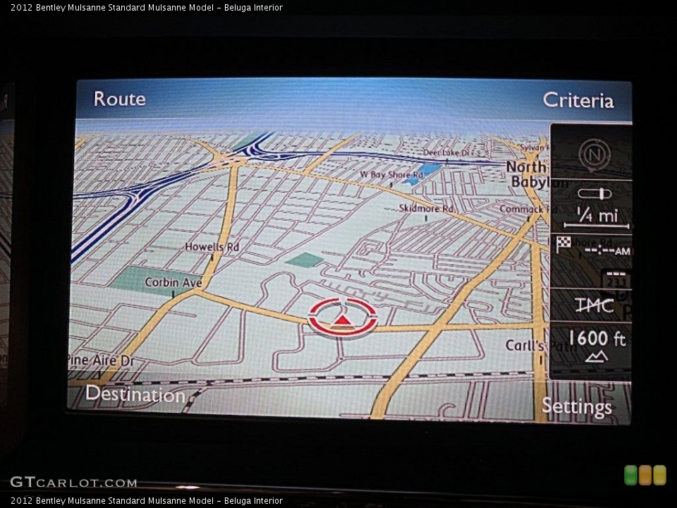 Beluga Interior Navigation for the 2012 Bentley Mulsanne  #136964256