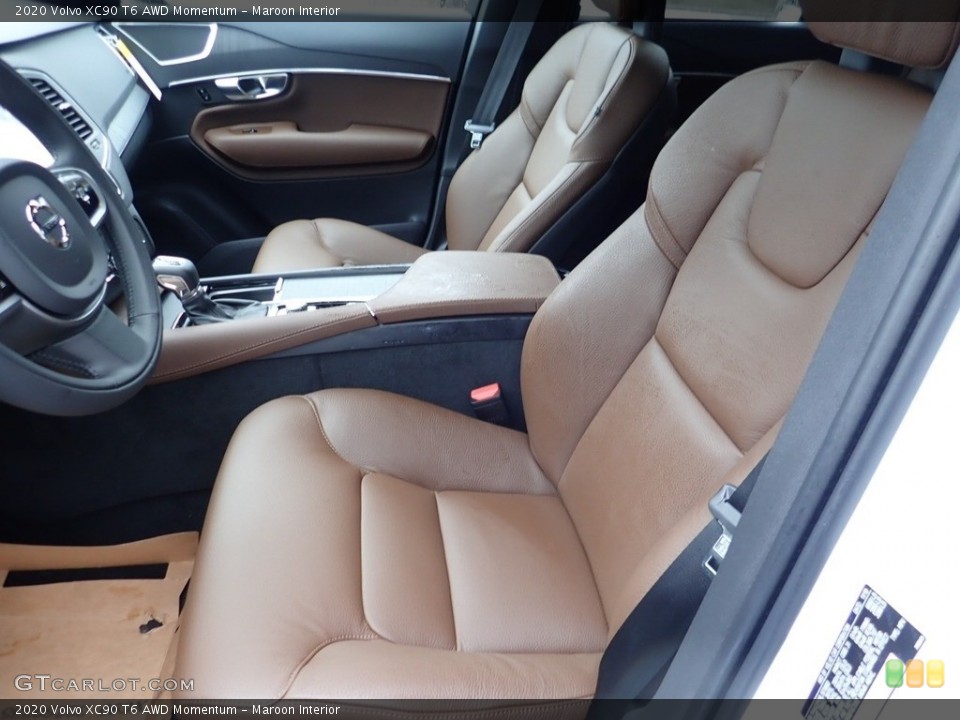 Maroon 2020 Volvo XC90 Interiors