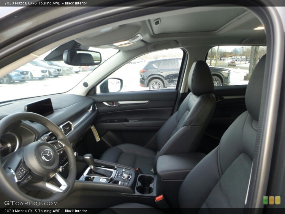 Black Interior Front Seat for the 2020 Mazda CX-5 Touring AWD #136965594