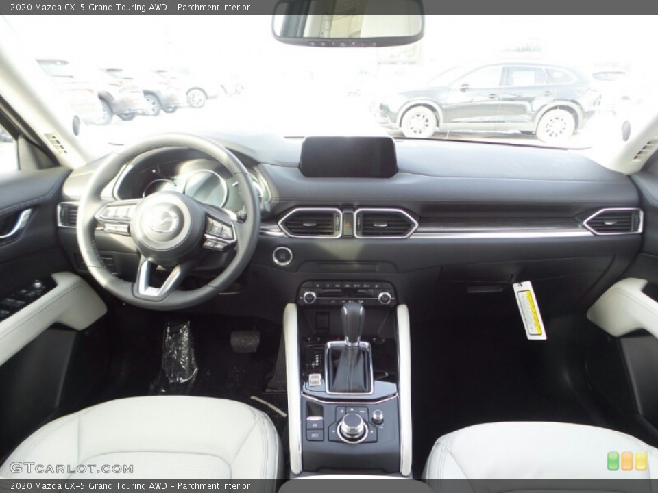 Parchment Interior Dashboard for the 2020 Mazda CX-5 Grand Touring AWD #136966116
