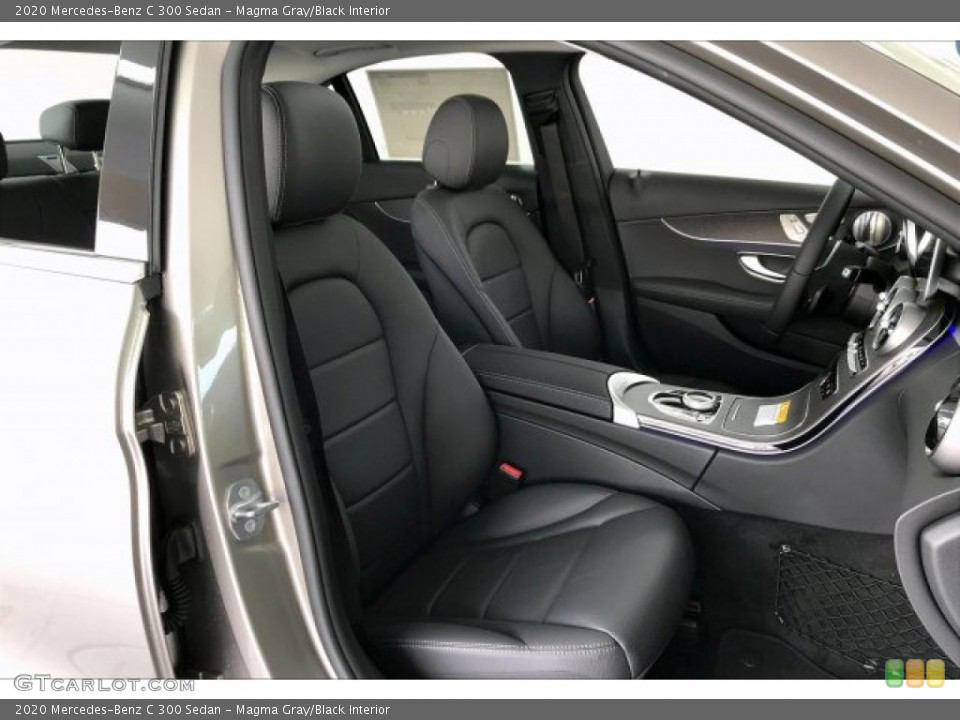 Magma Gray/Black Interior Front Seat for the 2020 Mercedes-Benz C 300 Sedan #136967967