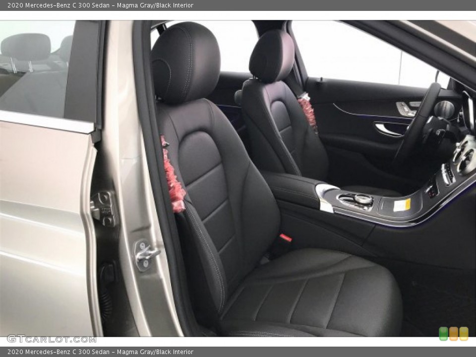 Magma Gray/Black Interior Front Seat for the 2020 Mercedes-Benz C 300 Sedan #136968372