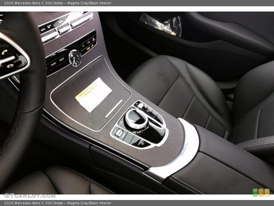 Magma Gray/Black Interior Controls for the 2020 Mercedes-Benz C 300 Sedan #136968408