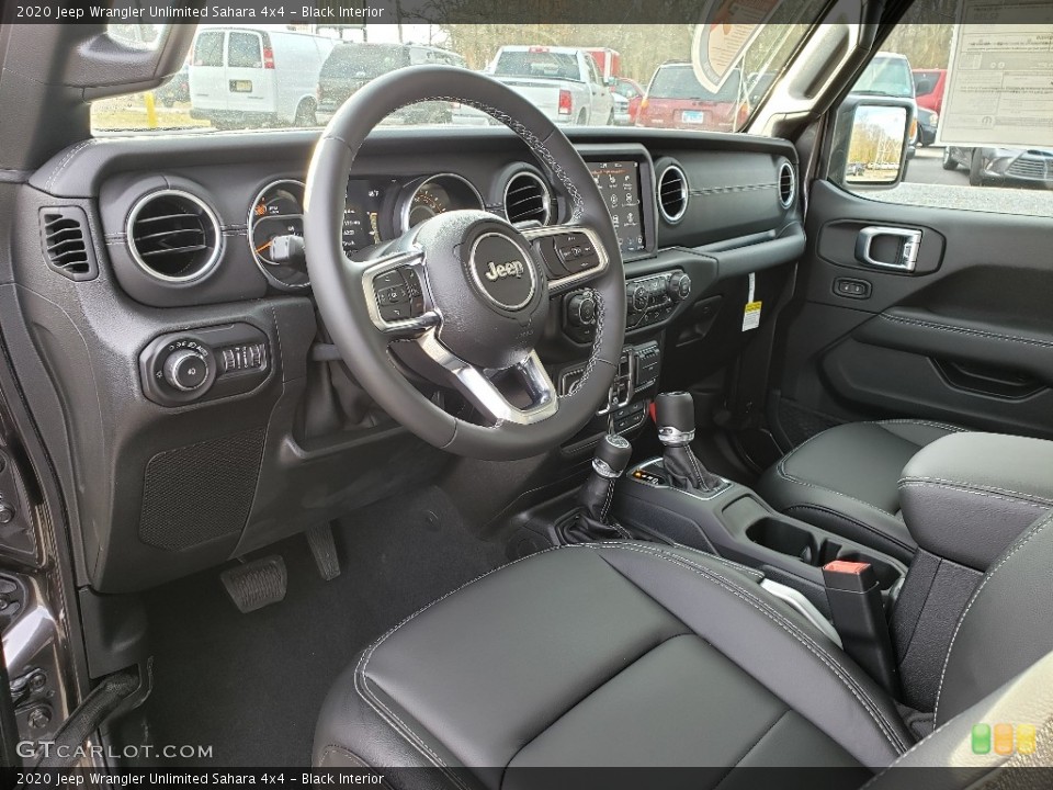 Black Interior Photo for the 2020 Jeep Wrangler Unlimited Sahara 4x4 #136969029